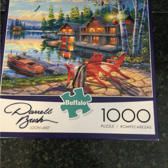 Darrell Bush Loon Lake Jigsaw Puzzel 1000 Piece - Picture 3 of 11